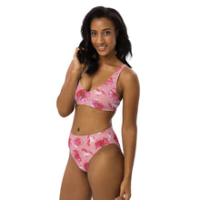 Load image into Gallery viewer, Floral Recycled High-Waisted Bikini