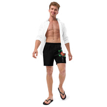 Load image into Gallery viewer, Scarlet Begonia Men's Swim Trunks