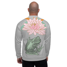 Load image into Gallery viewer, Lotus Unisex Bomber Jacket
