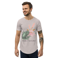 Load image into Gallery viewer, Lotus Unisex Curved Hem T-Shirt
