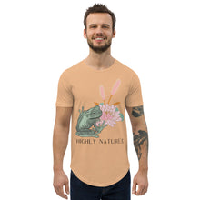 Load image into Gallery viewer, Lotus Unisex Curved Hem T-Shirt