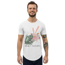 Load image into Gallery viewer, Lotus Unisex Curved Hem T-Shirt