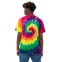 Load image into Gallery viewer, Mushies Embroidered Oversized Tie-Dye T-shirt