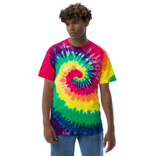 Load image into Gallery viewer, Mushies Embroidered Oversized Tie-Dye T-shirt
