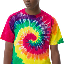 Load image into Gallery viewer, Mushies Embroidered Oversized Tie-Dye T-shirt