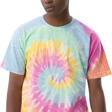 Load image into Gallery viewer, Mushies Embroidered Oversized Tie-Dye T-shirt