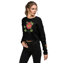 Load image into Gallery viewer, Scarlet Begonia Crop Sweatshirt