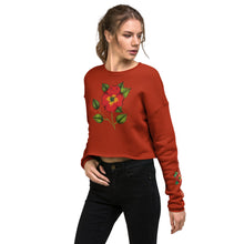 Load image into Gallery viewer, Scarlet Begonia Crop Sweatshirt